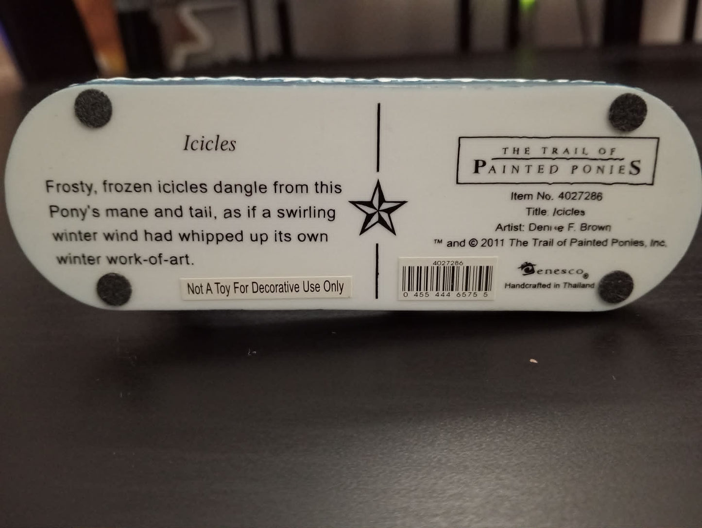 Trail of Painted Ponies "ICICLES" Happy Trails Collection 2012 NIB Retired