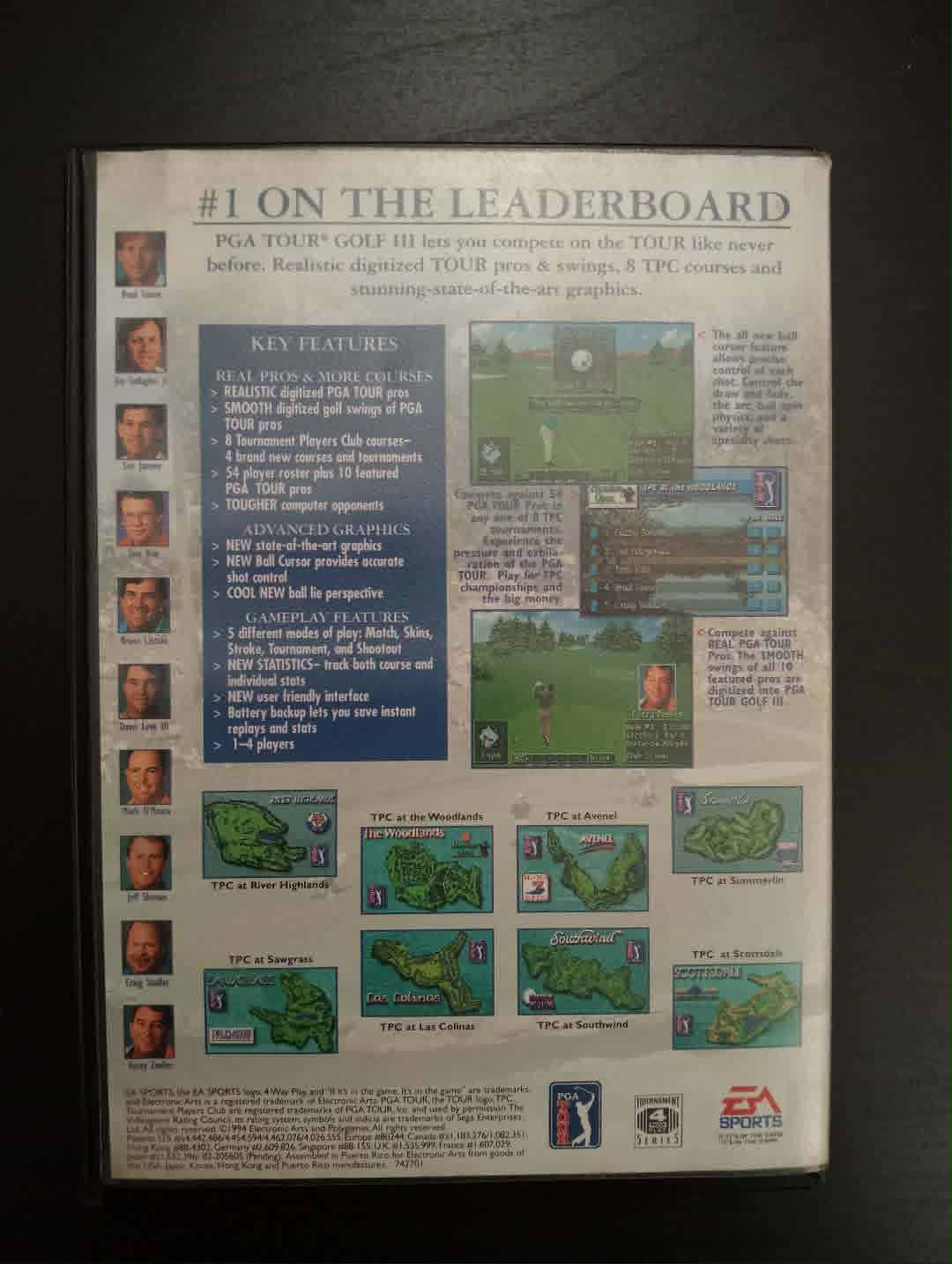 PGA Tour Golf III - Sega Mega Drive VGC COMPLETE