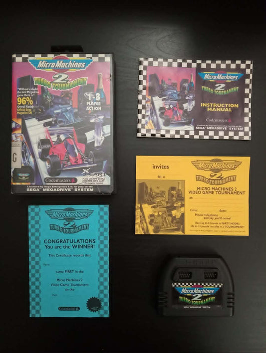 Micro Machines 2 Turbo Tournament - Sega Mega Drive LIKE NEW + ALL INSERTS