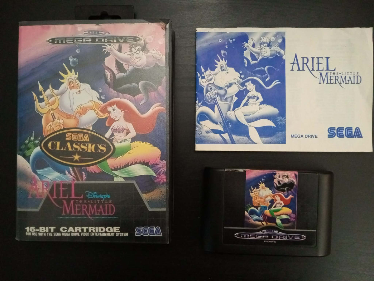 Disney's Ariel the Little Mermaid - Sega Mega Drive COMPLETE w Manual