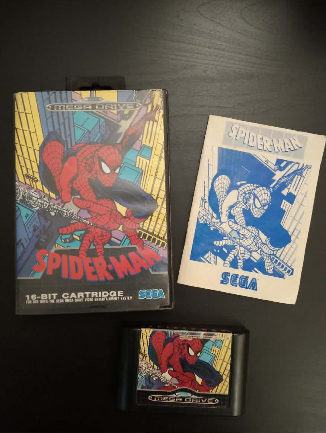Spider Man - Sega Mega Drive PAL - COMPLETE w Manual