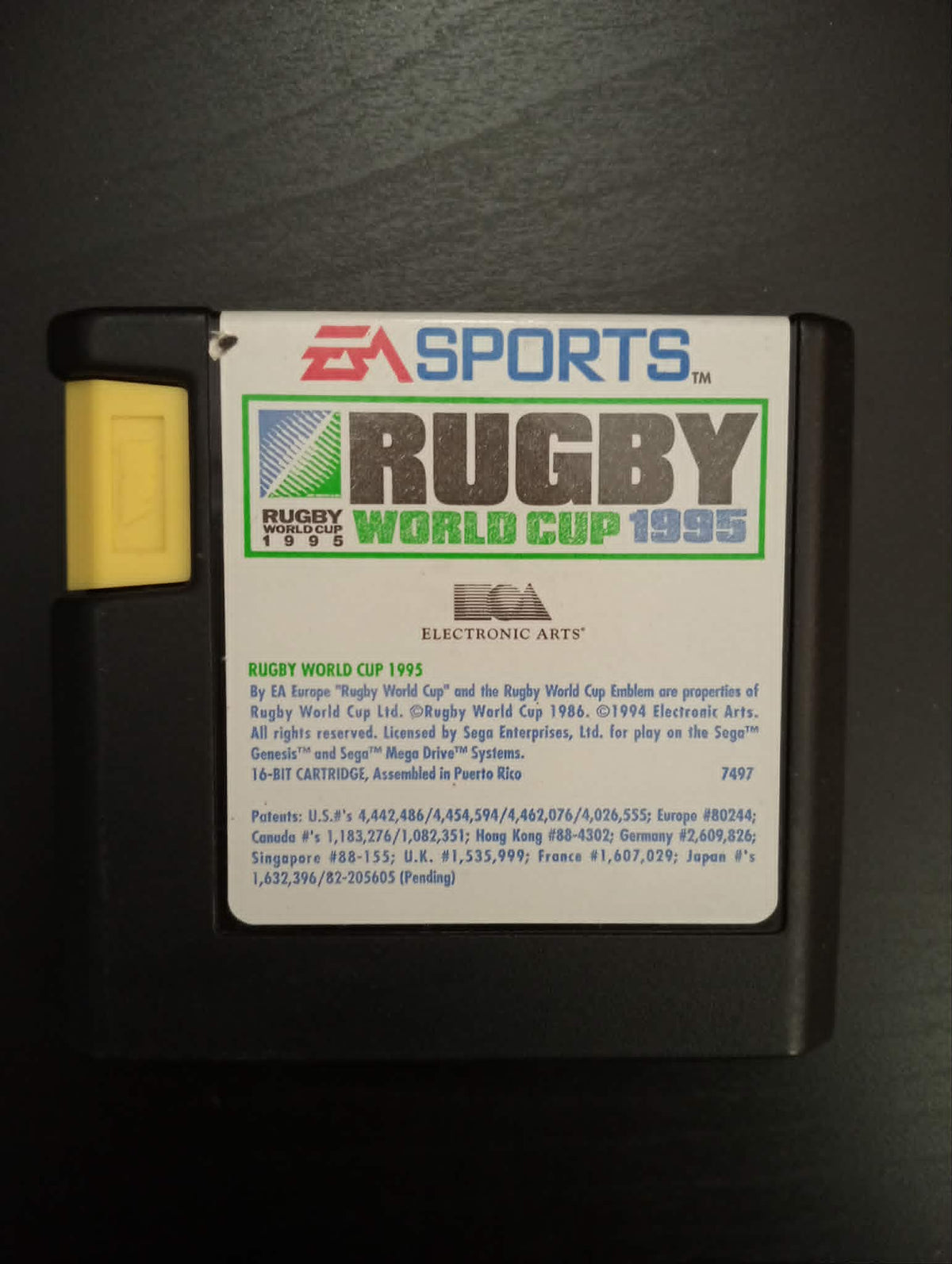 Rugby World Cup 1995 - Sega Mega Drive COMPLETE + Poster